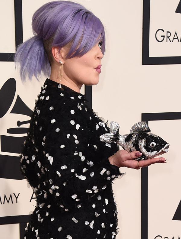 Kelly osbourne 2015 grammy arrivals