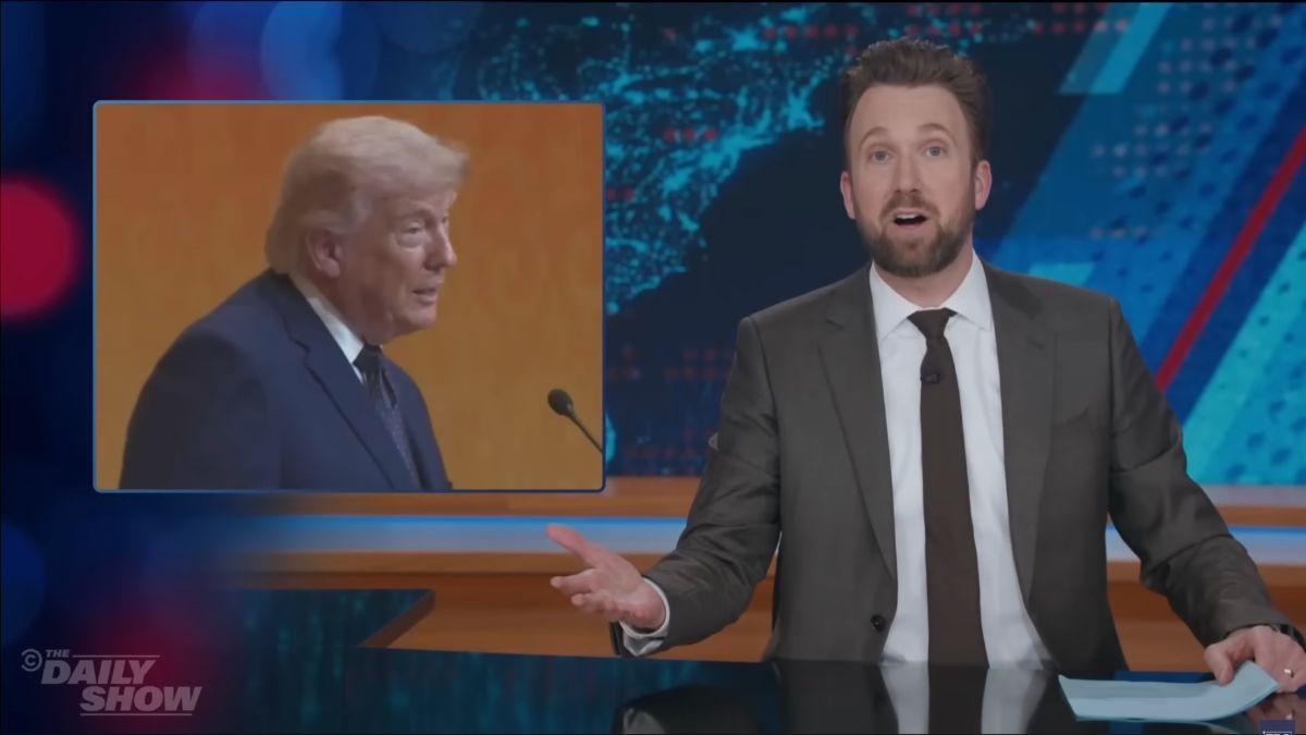 Image of Jordan Klepper reduced the summit to awkward sound bites and jokes.