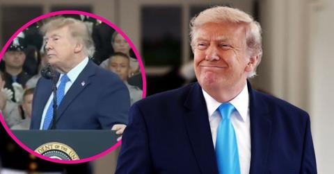 Image of Donald Trump made the comments during a rally.