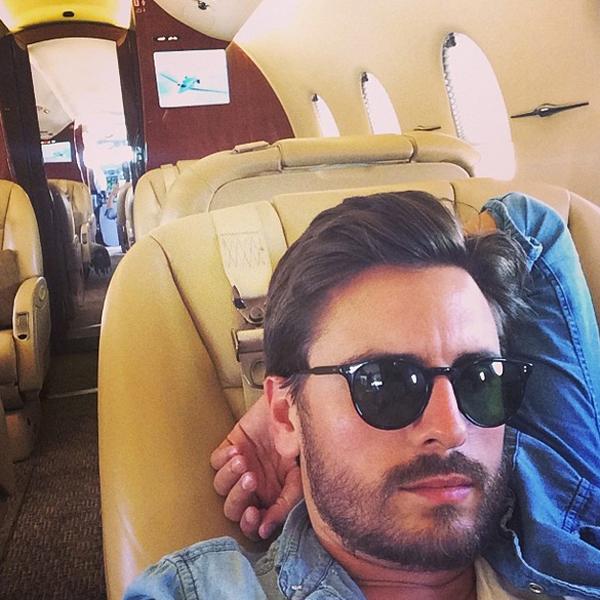 Scott disick private jet