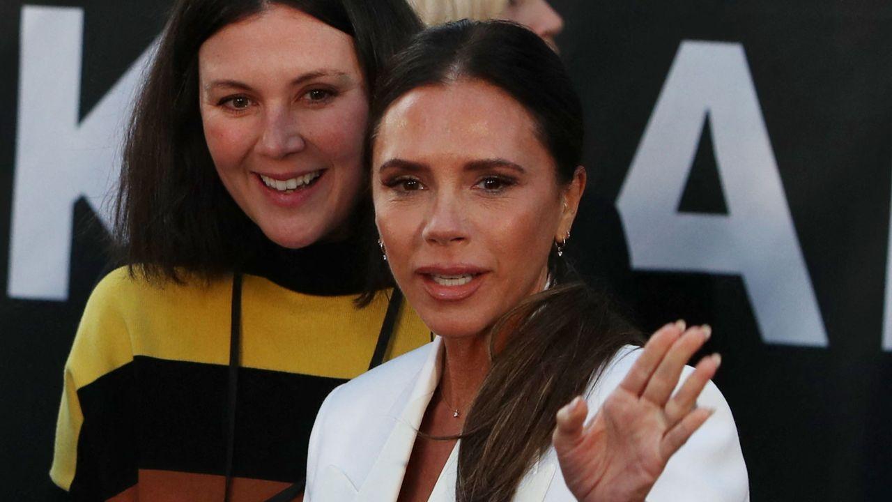 image of Victoria Beckham opened up about Harper wearing makeup to school.