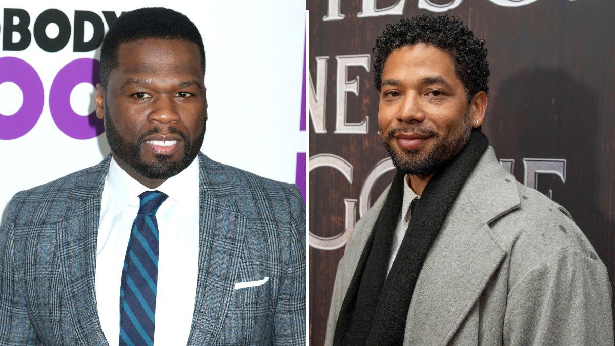 Image of 50 Cent shared footage of Smollett's Harlem Pride performance while mocking the actor on Instagram.