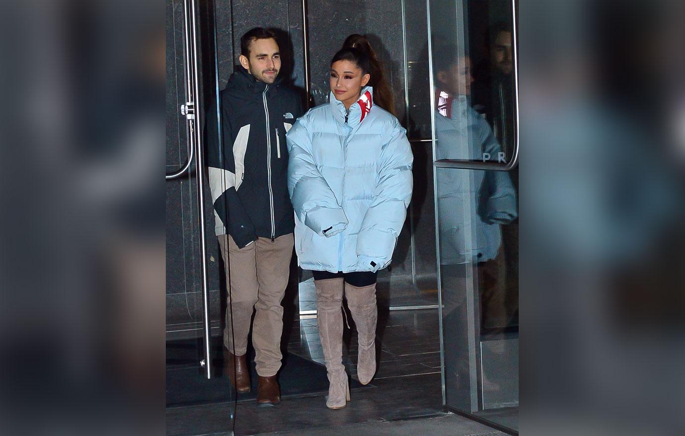 Ariana Grande spotted out with friends for dinner in New York