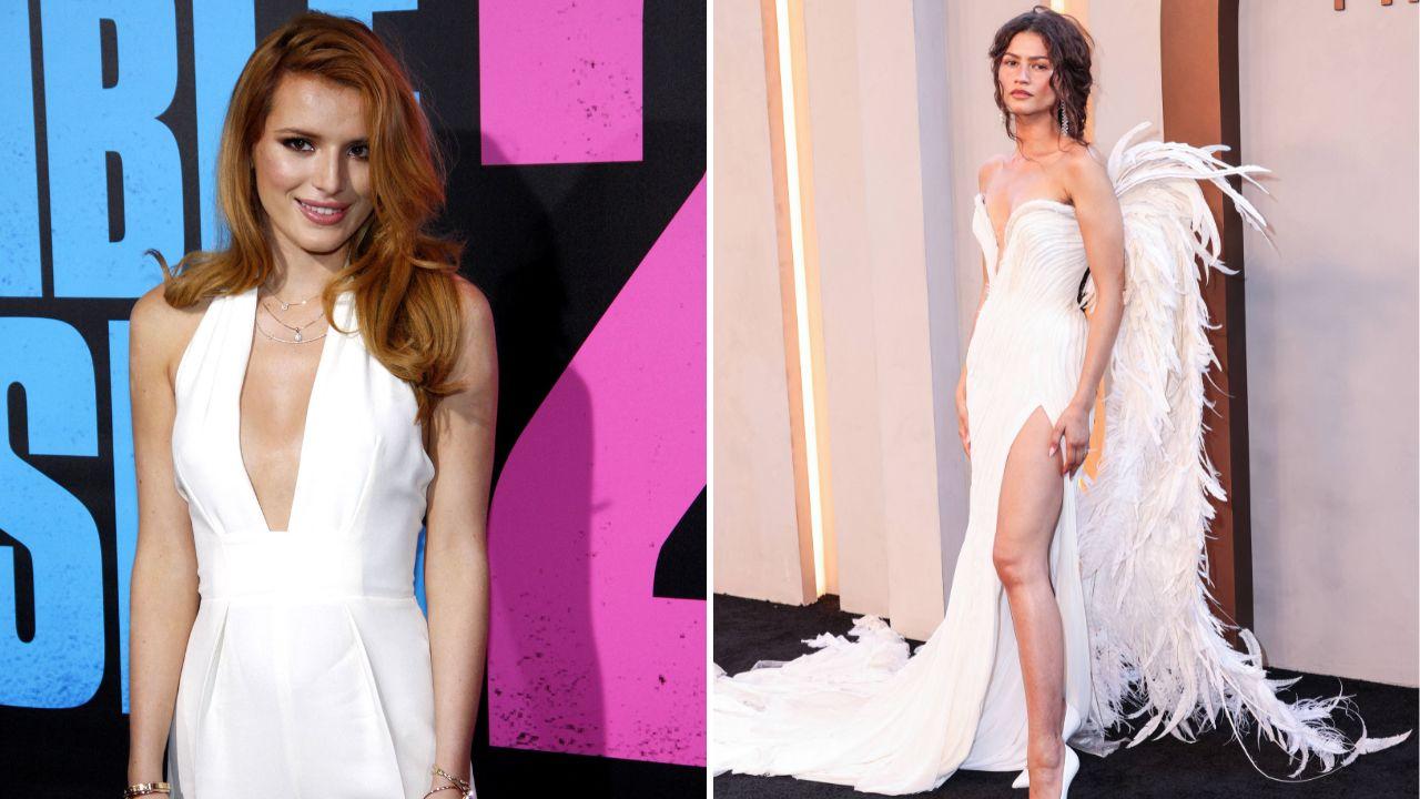 Image of Bella Thorne discussed how outside pressure created tension between her and Zendaya while they worked together on 'Shake It Up.'