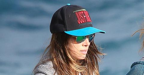 EXCLUSIVE: **NO DAILYMAIL SALES** Jessica Biel exercising on Bon