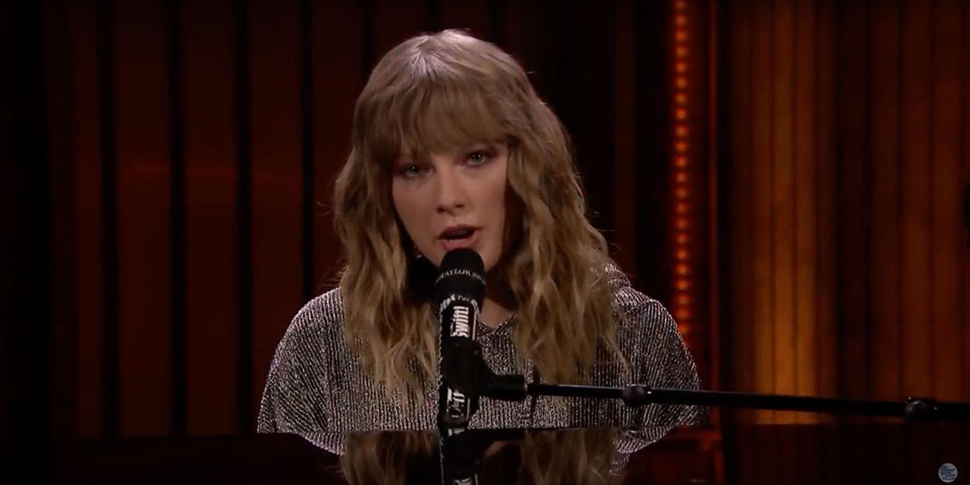 Taylor Swift Performs Jimmy Fallon Emotional New Years Day