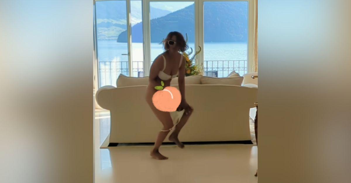 halle berry dances her clothes fall off bikini malfunction photos