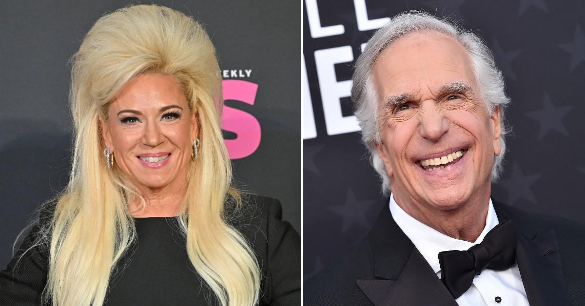 photo of Theresa Caputo, Henry Winkler. 
