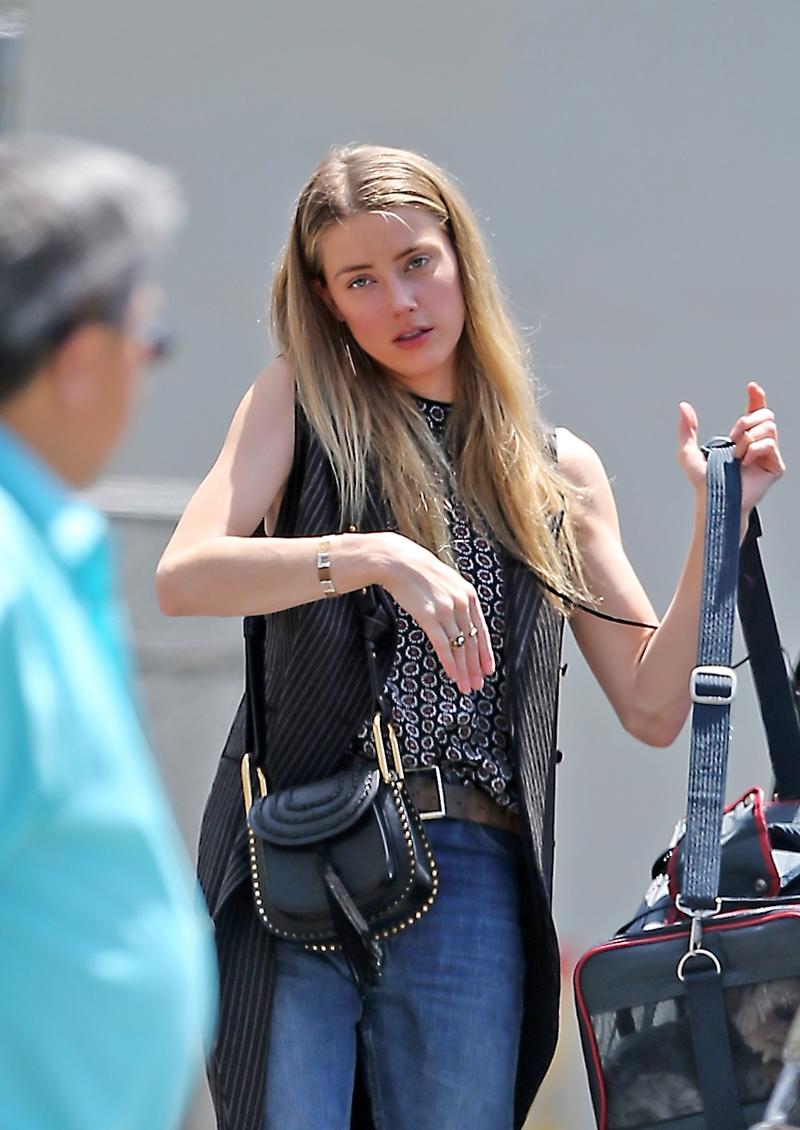 EXCLUSIVE: **PREMIUM RATES APPLY**NO WEB UNTIL 6.30PM PST on WEDNESDAY JULY 13, 2016** Amber Heard and ex girlfriend Tasya Van Ree leave a lunch date in Los Angeles, California