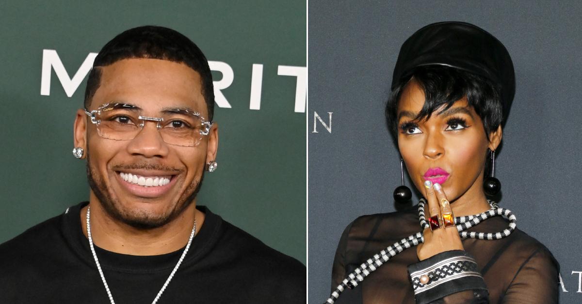 Photo of Nelly; picture of Janelle Monáe.