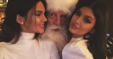 Kendall Jenner And Kylie Jenner Wear Matching White Dresses