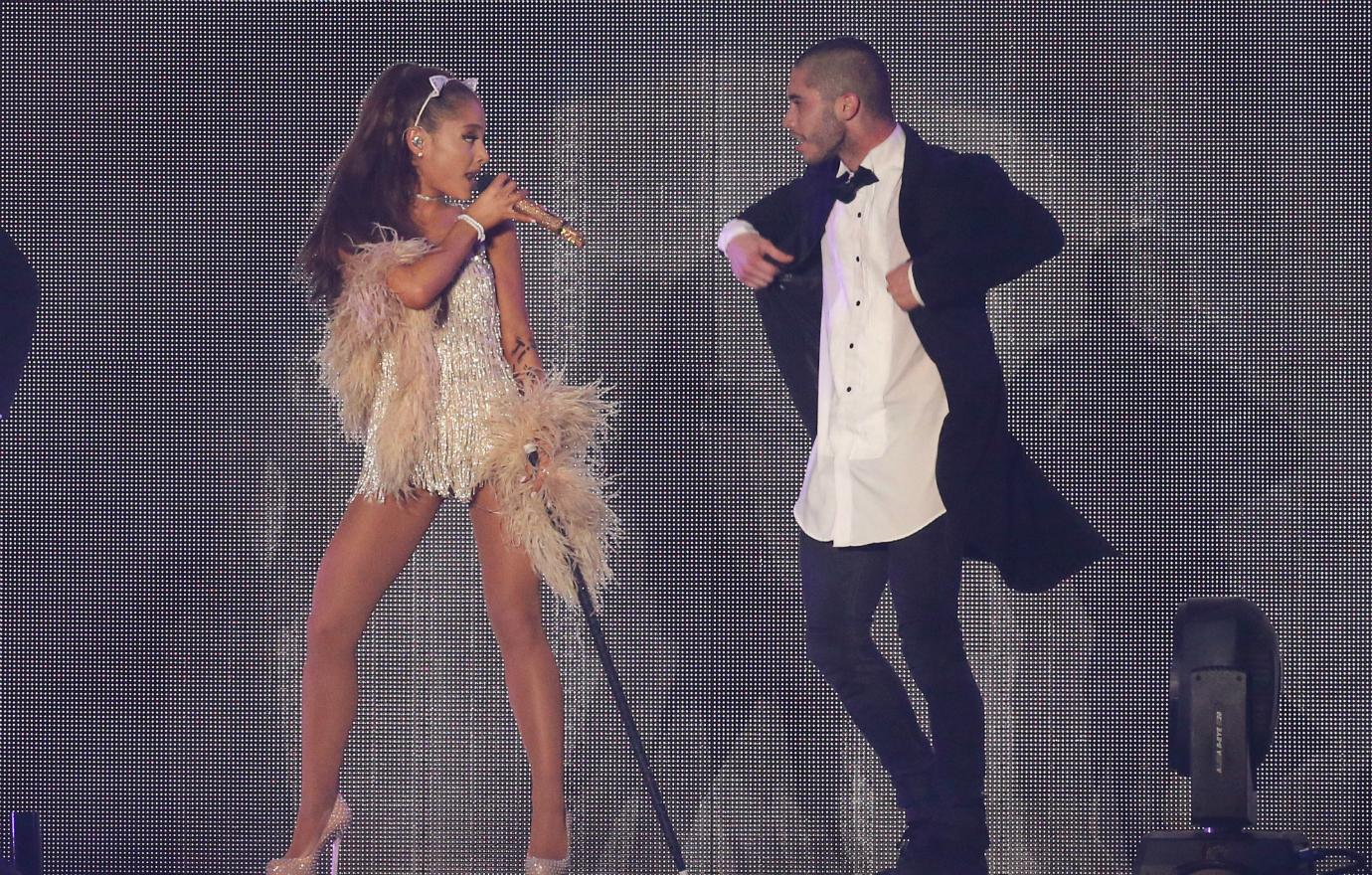 Ariana Grande and Ricky Alvarez