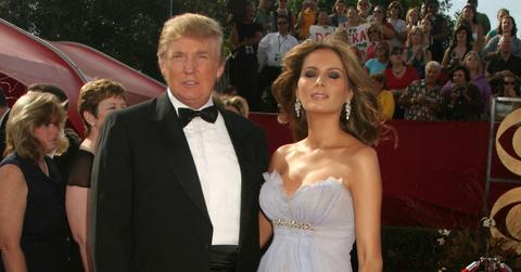 melania donald trump mocked entrance home