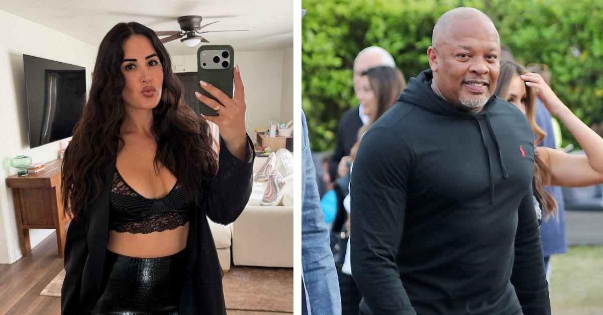 image of Michelle Saniei confirmed that she is dating Dr. Dre, saying they enjoy spending time together after months of speculation about their relationship.
