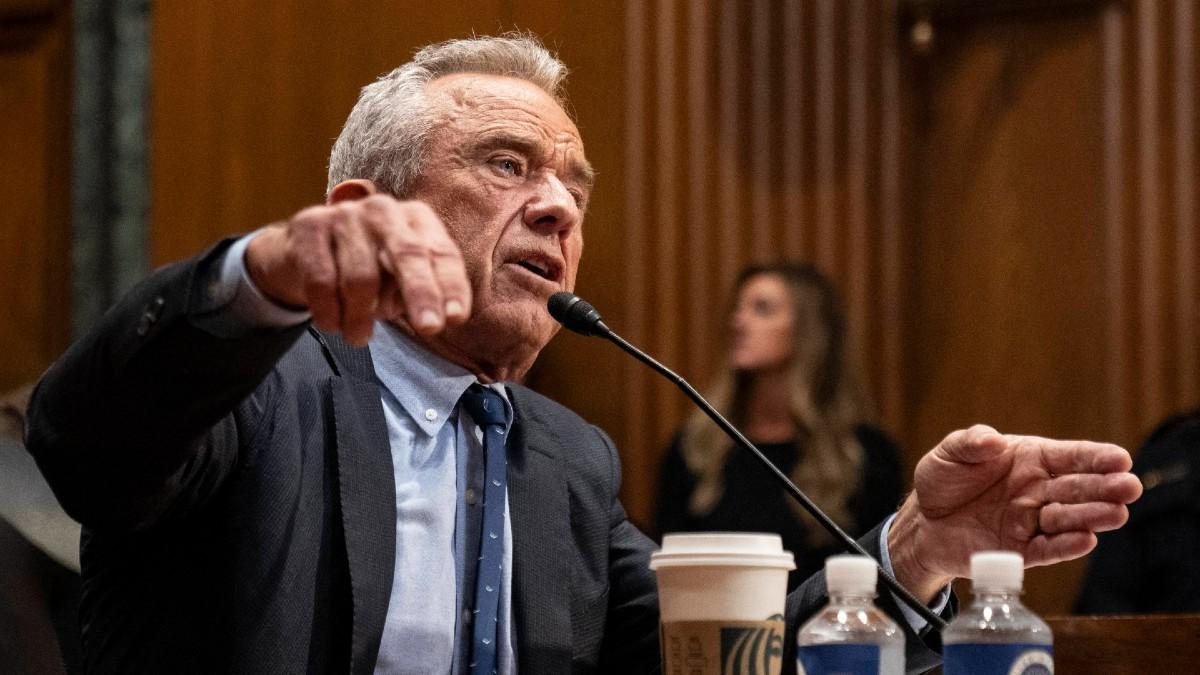 image of RFK Jr. defended the president's math. 