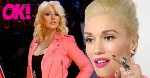 Christina aguilera gwen stefani the voice feud