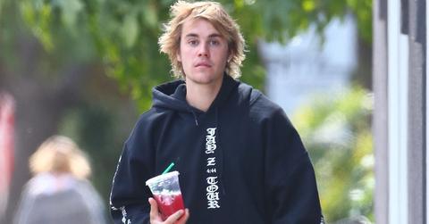 Justin bieber starbucks run