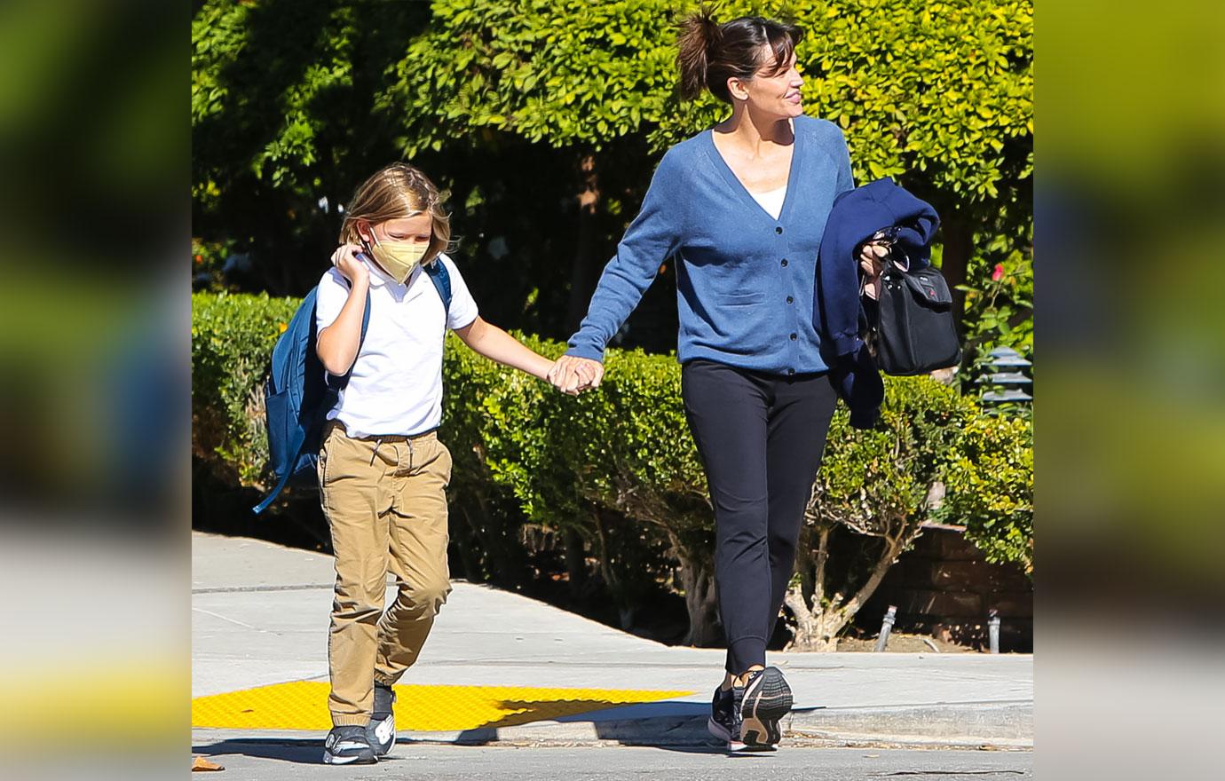 jennifer garner runs errands with son samuel in los angeles photos