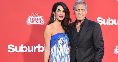 George amal clooney first meet at home main