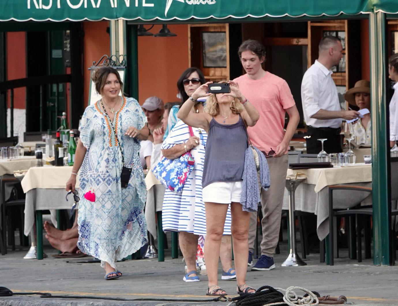 'SVU' Star Mariska Hargitay Italy Vacation