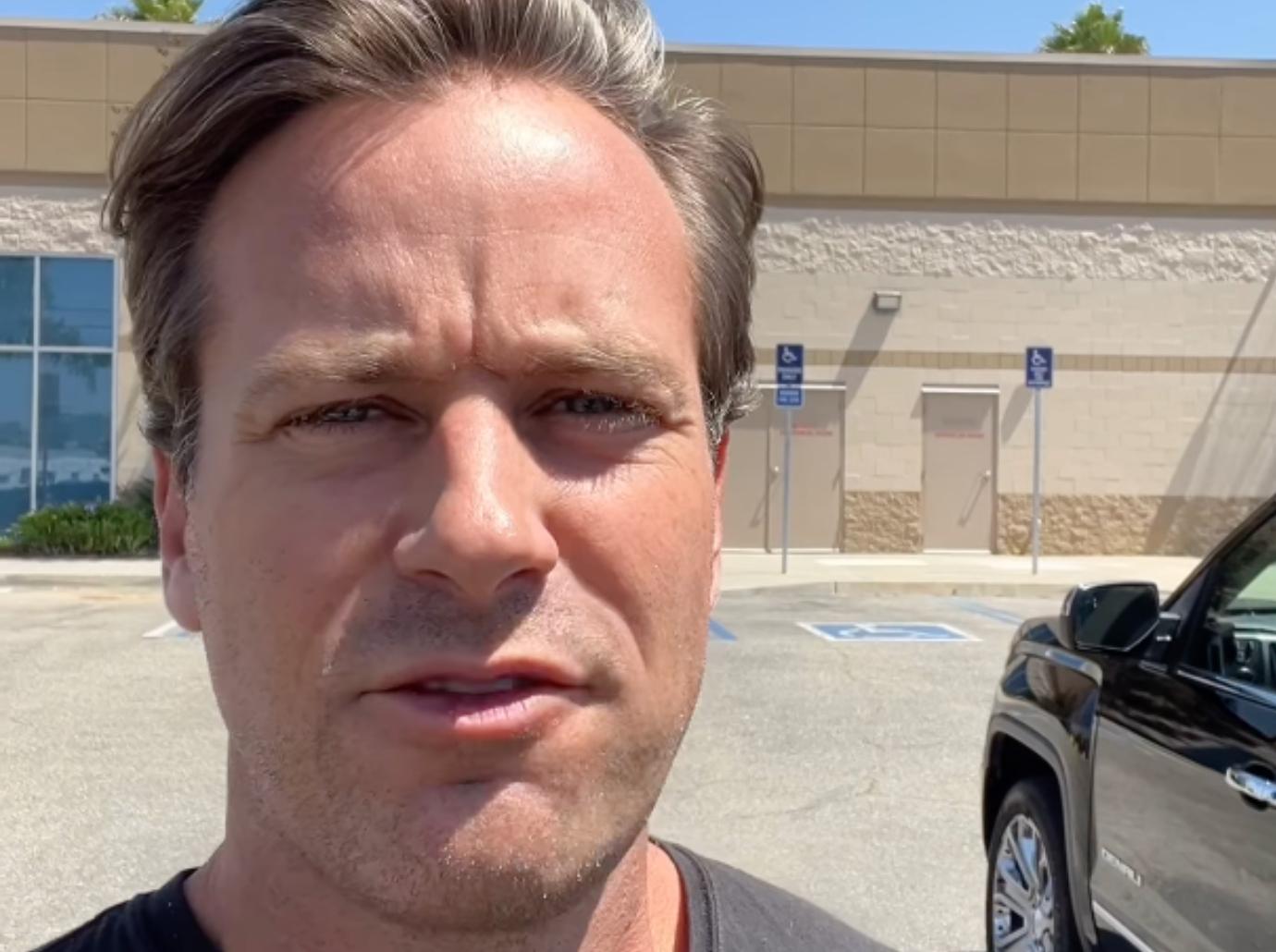 armie hammer sells truck cant afford gas cannibal accusations