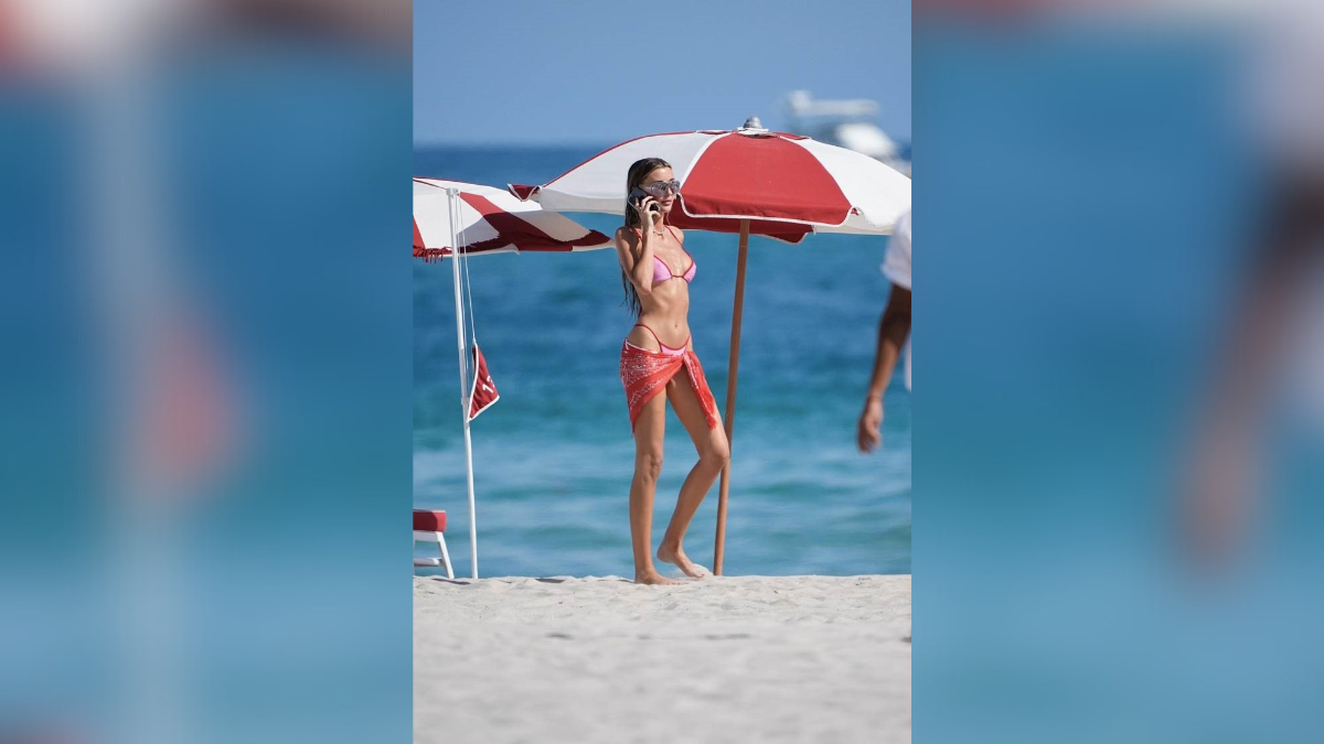 lisa kistermann of crime london shows off her incredible bikini body on miami beach