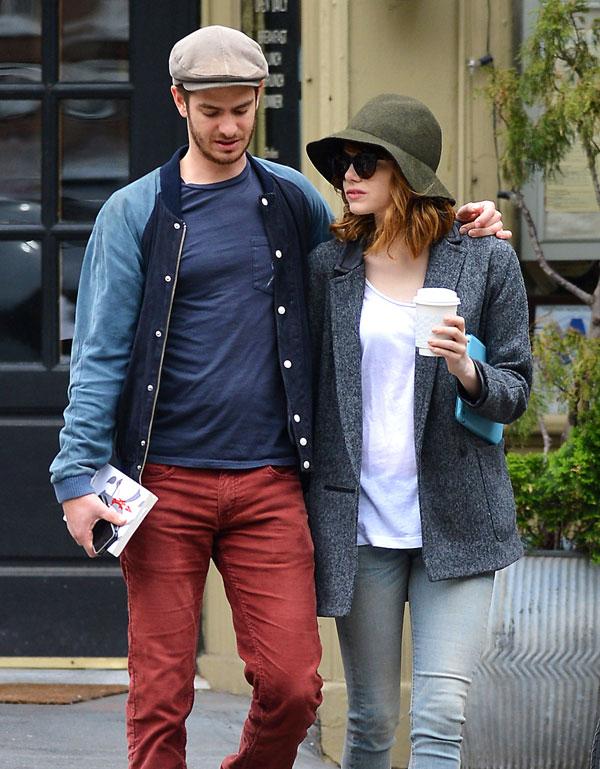 Emma stone andrew garfield break up fame