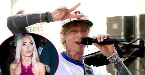 Composite photo of Machine Gun Kelly and Megan Fox