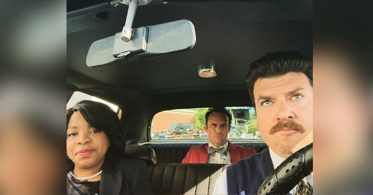 image of The star appeared alongside Walton Goggins on 'Vice Principals.' 