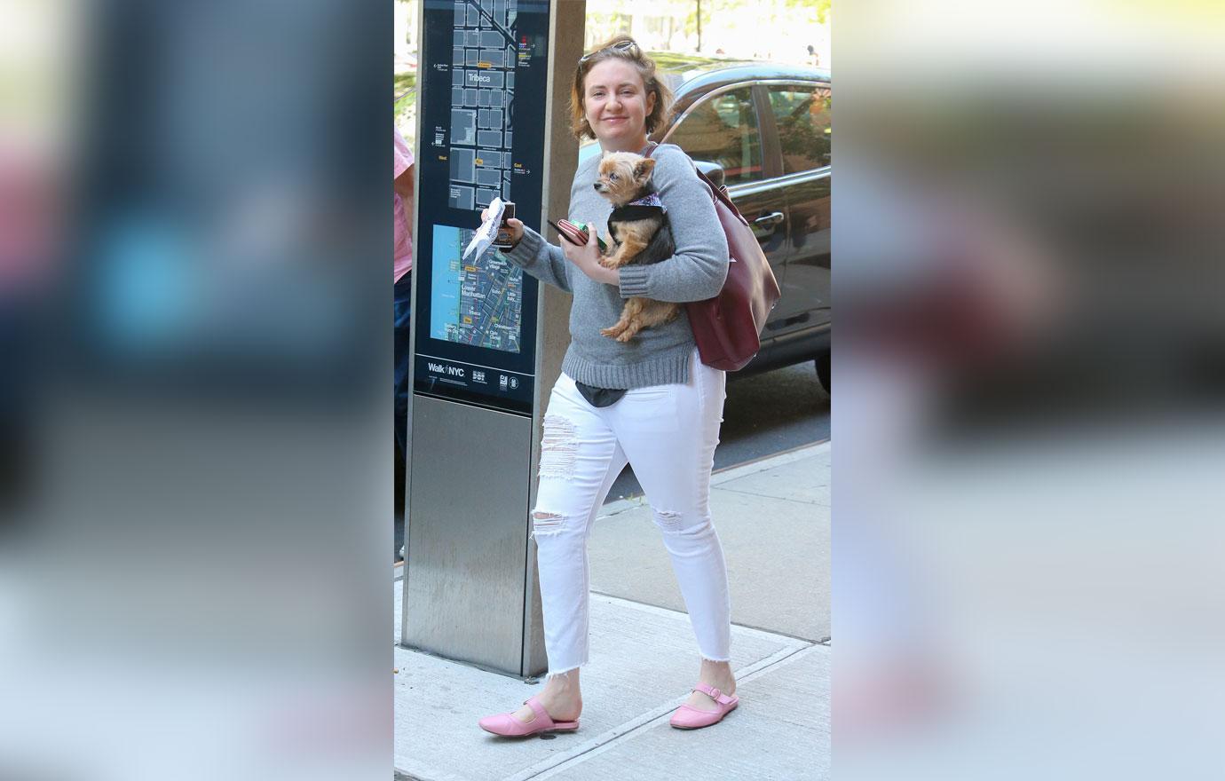 Lena Dunham Debuts New Look While Out In NYC After Weight Gain