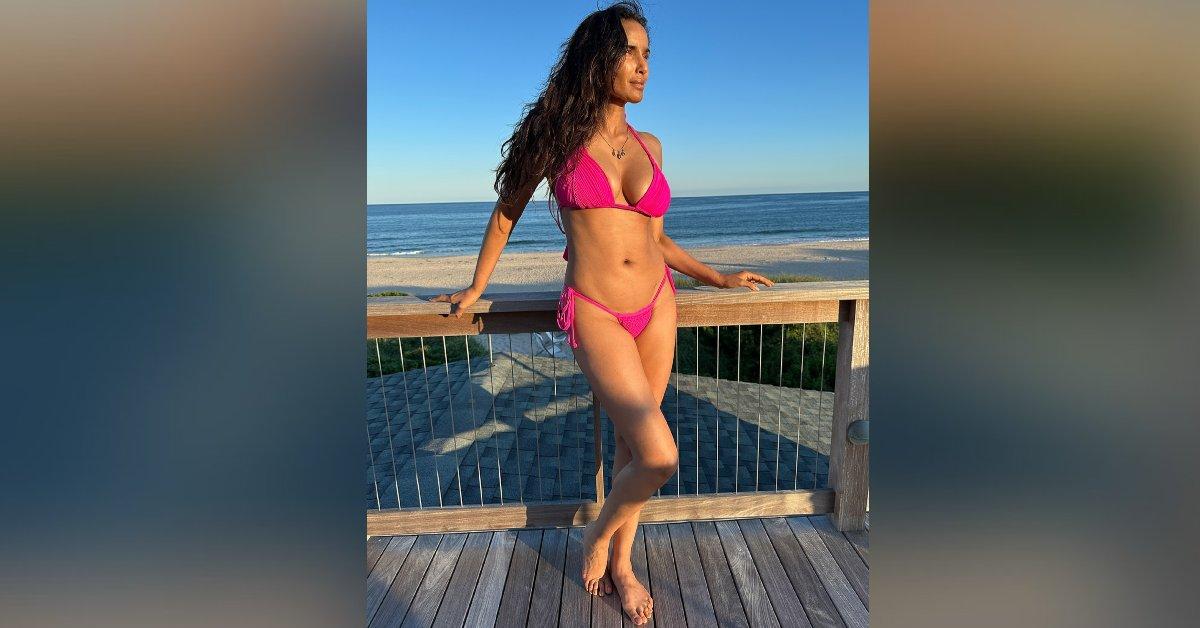 Image of the 'Top Chef' star was visiting the Hamptons.