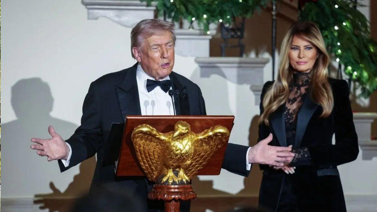 image of Donald trump and Melania trump 