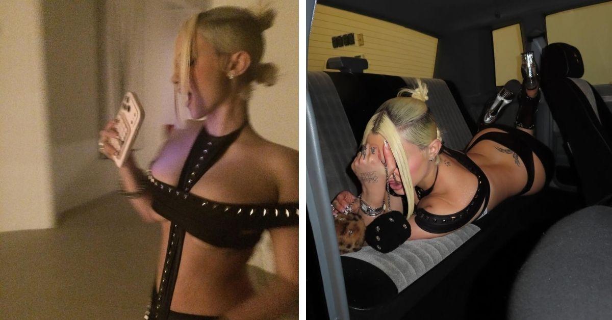 image of Alabama Barker shared bold new photos on Instagram.