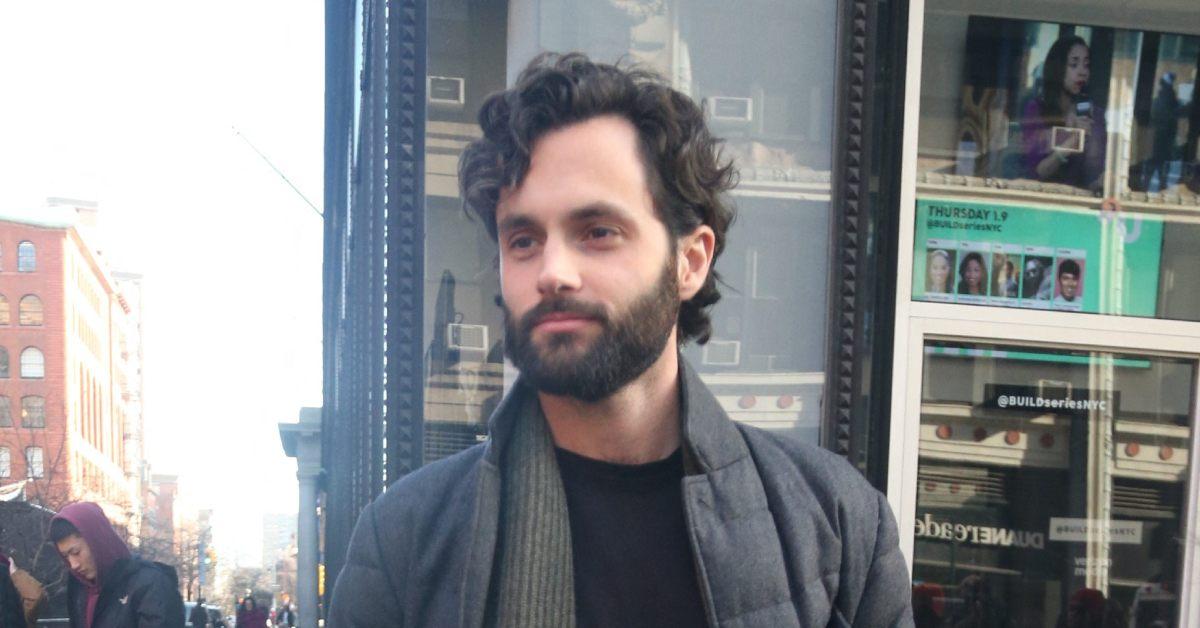 penn badgley unexpected way bonded stepson  after struggling