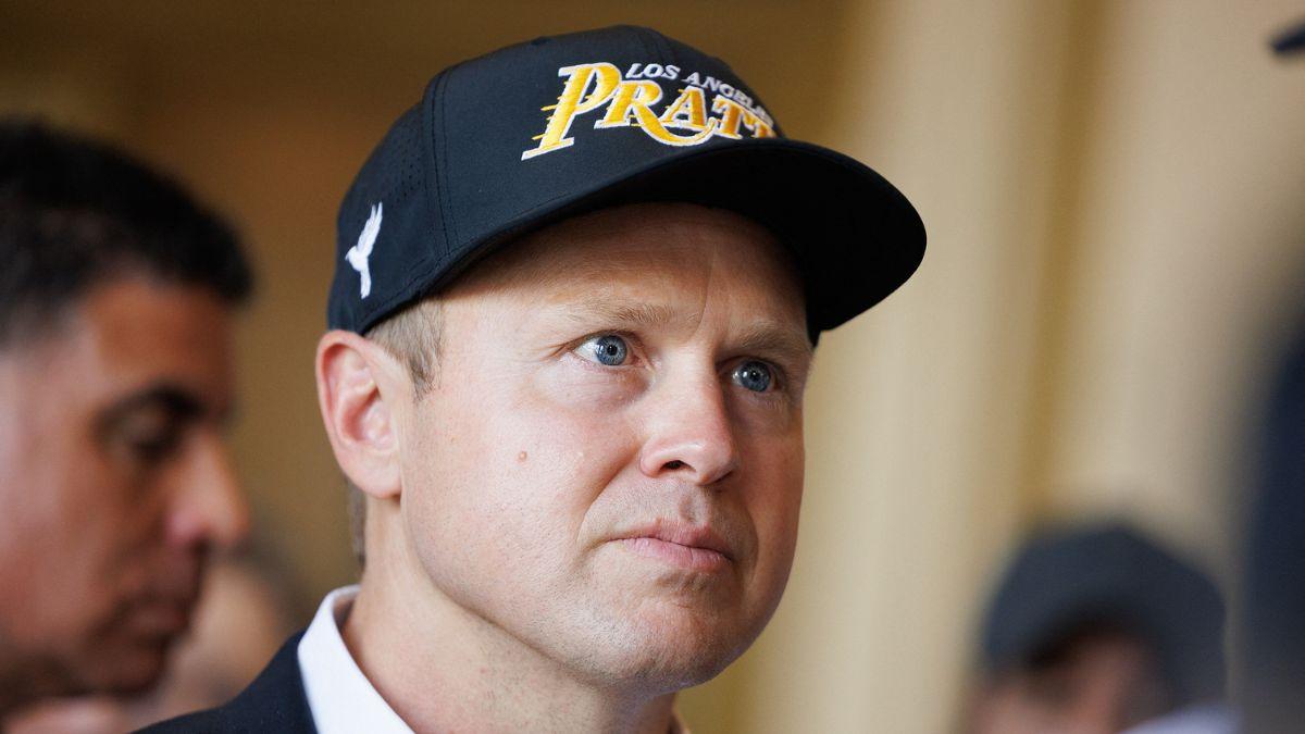 Image of Spencer Pratt received support from President Donald Trump.