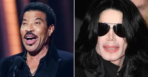 Composite photo of Lionel Richie and Michael Jackson