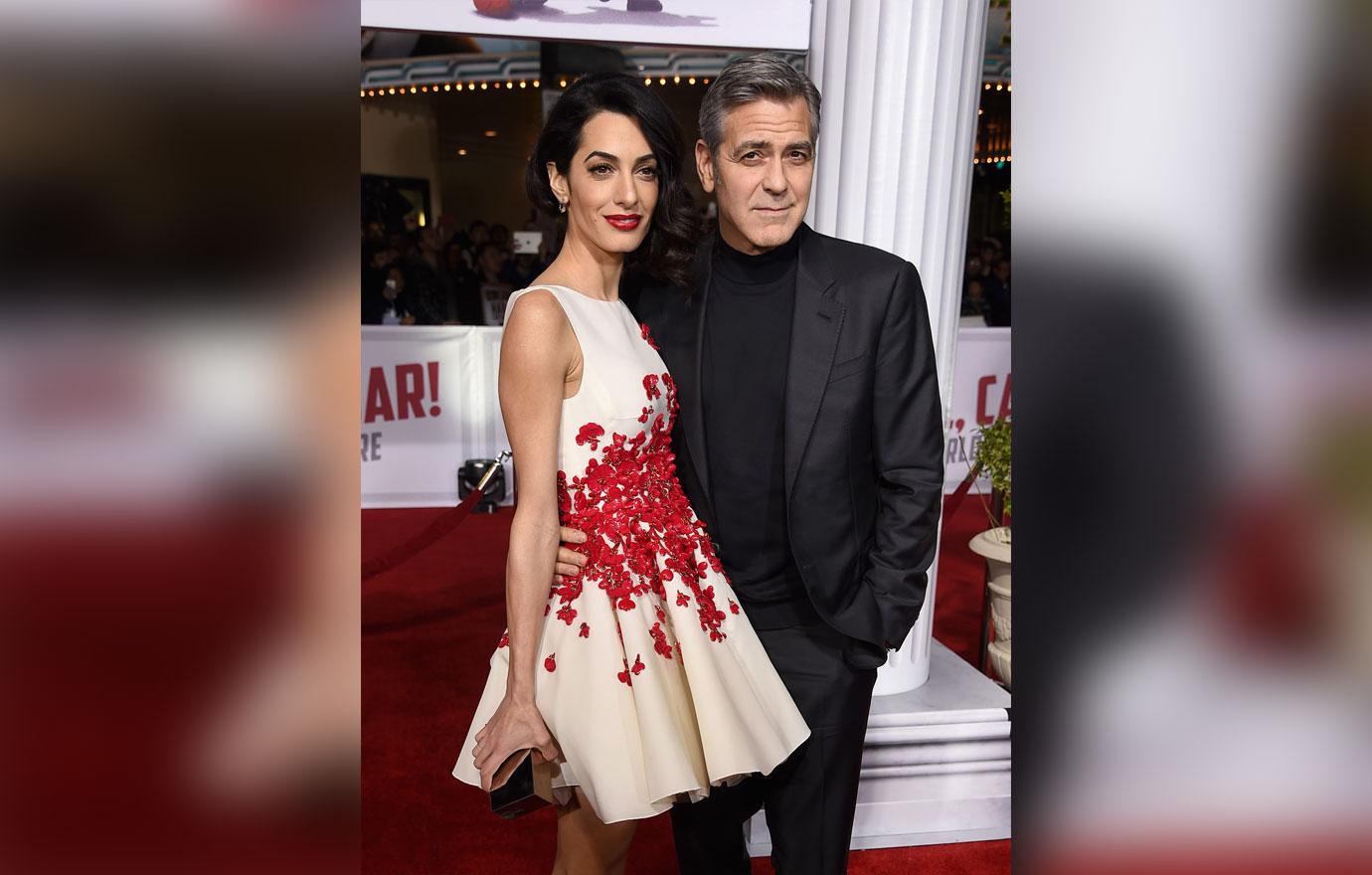 George Clooney Amal Clooney Twins 05