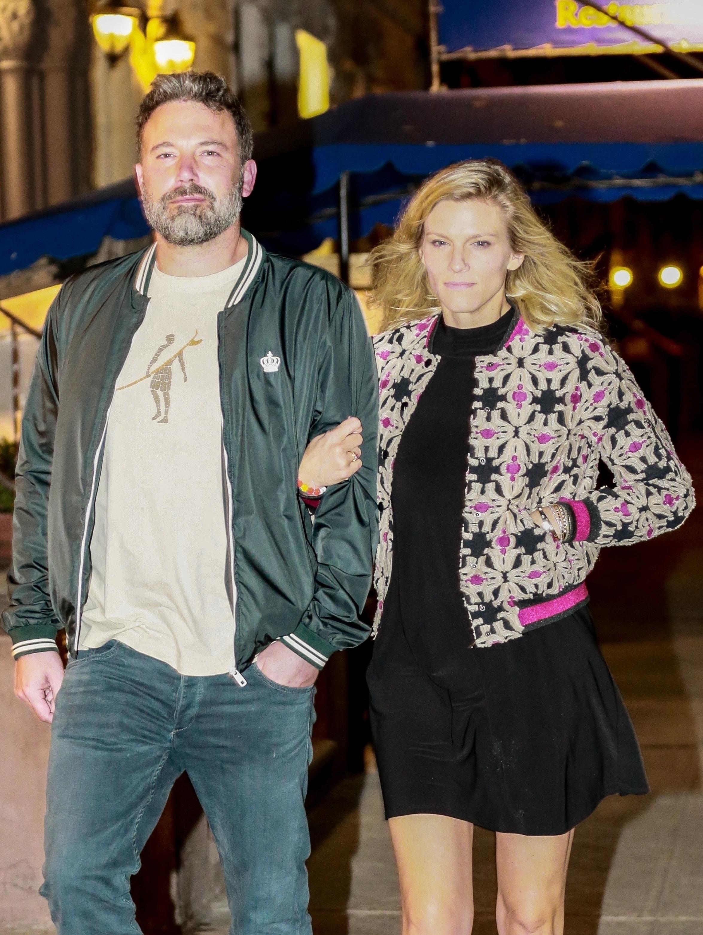 *EXCLUSIVE* Ben Affleck and Lindsay Shookus keep close after a Movie Date Night