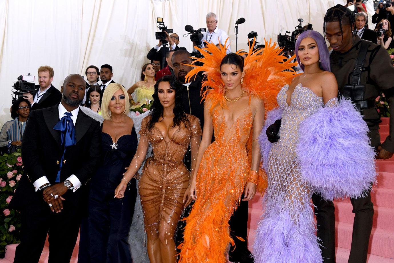 kardashian jenner family met gala