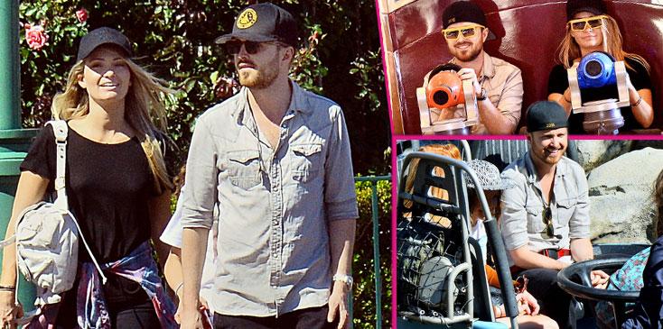 aaron paul wife lauren parsekian vacation disney