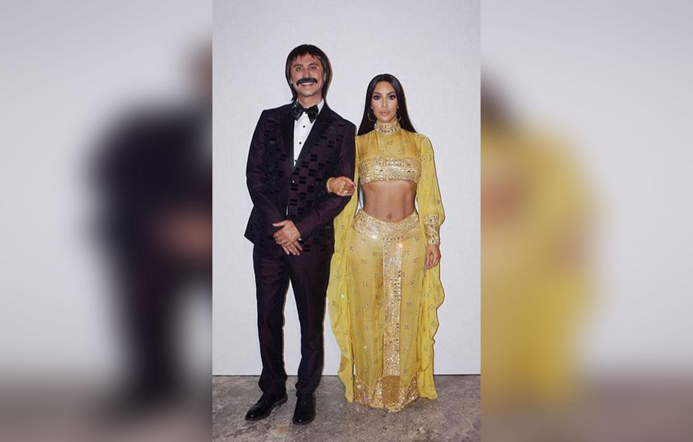 Kim Kardashian Jonathan Cheban Sonny Cher Halloween Costumes