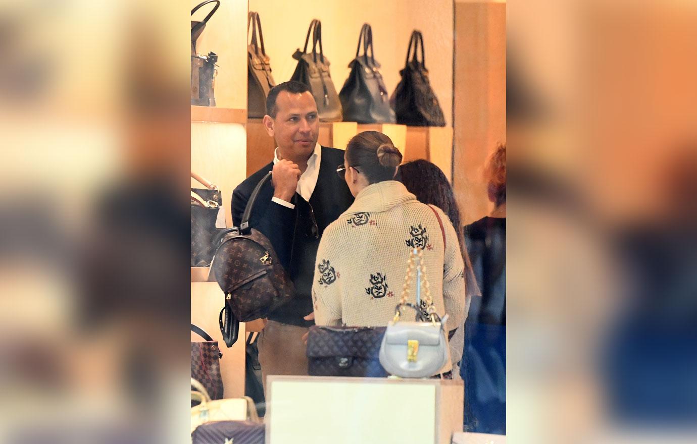 Jennifer Lopez & Alex Rodriguez Shop For Christmas Gifts In Miami