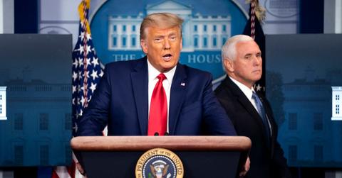 donald trump accuses pence helping biden