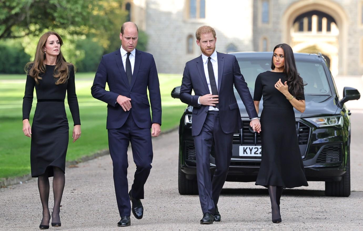 prince harry meghan markle break protocol holding hands