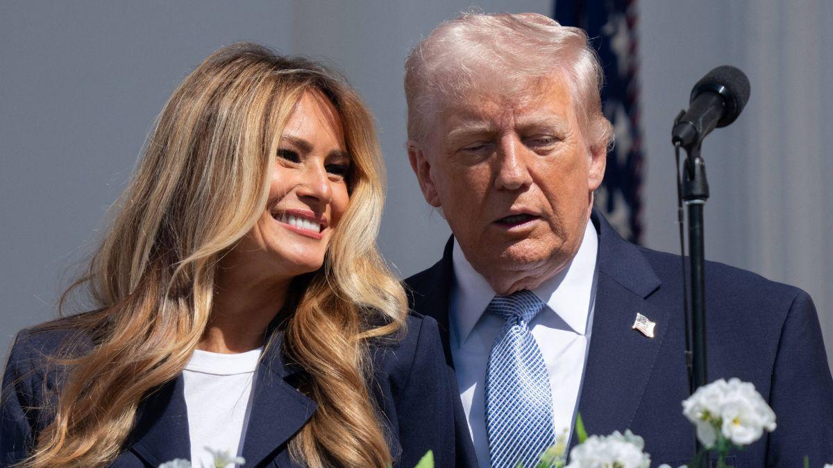 image of Donald Trump and melania 