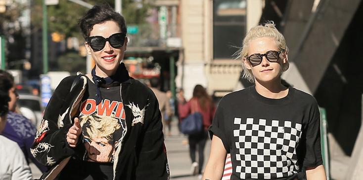 *EXCLUSIVE* Kristen Stewart and St. Vincent hit the streets of NYC together