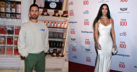 scott disick comments kim kardashian selfie