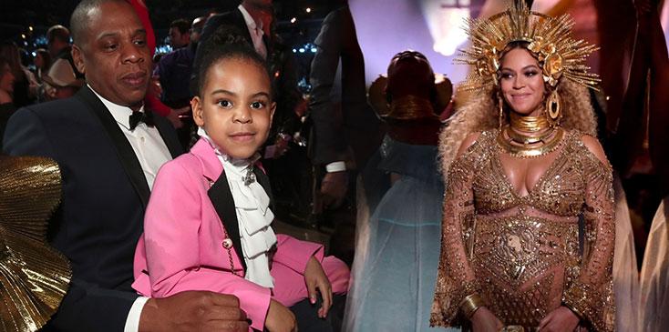 Beyonce grammys performance jay z blue ivy 8