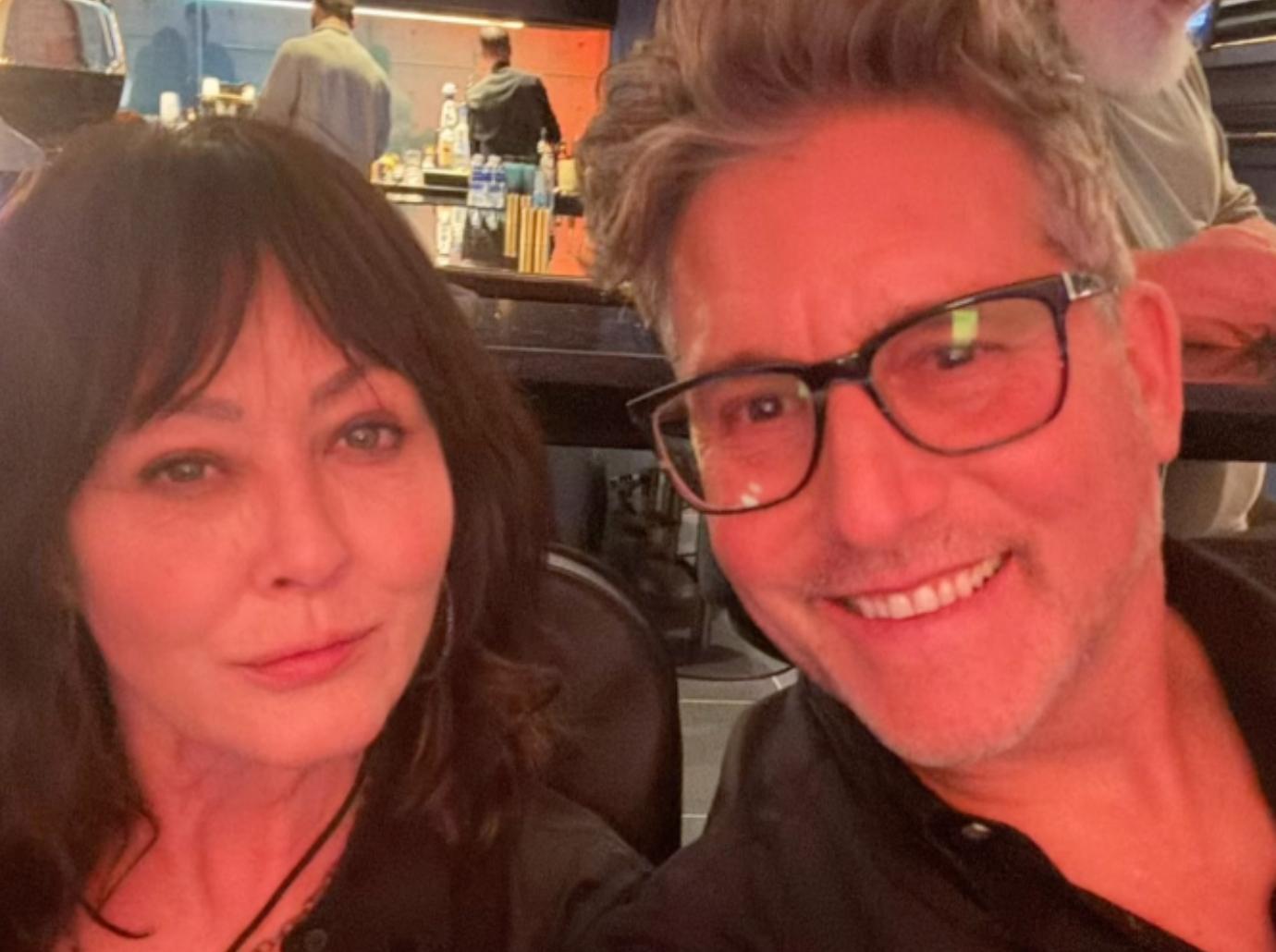 shannen doherty smiles last public photo actress death