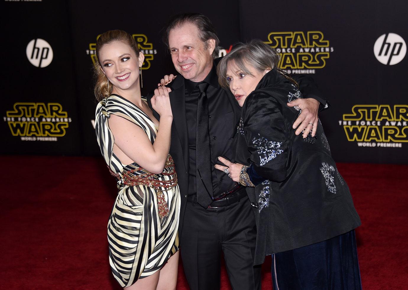 Billie Lourd Uncle Todd Carrie Fisher Debbie Reynolds 04